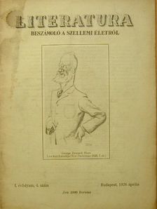 Balassa József - Literatura 1926. április [antikvár]