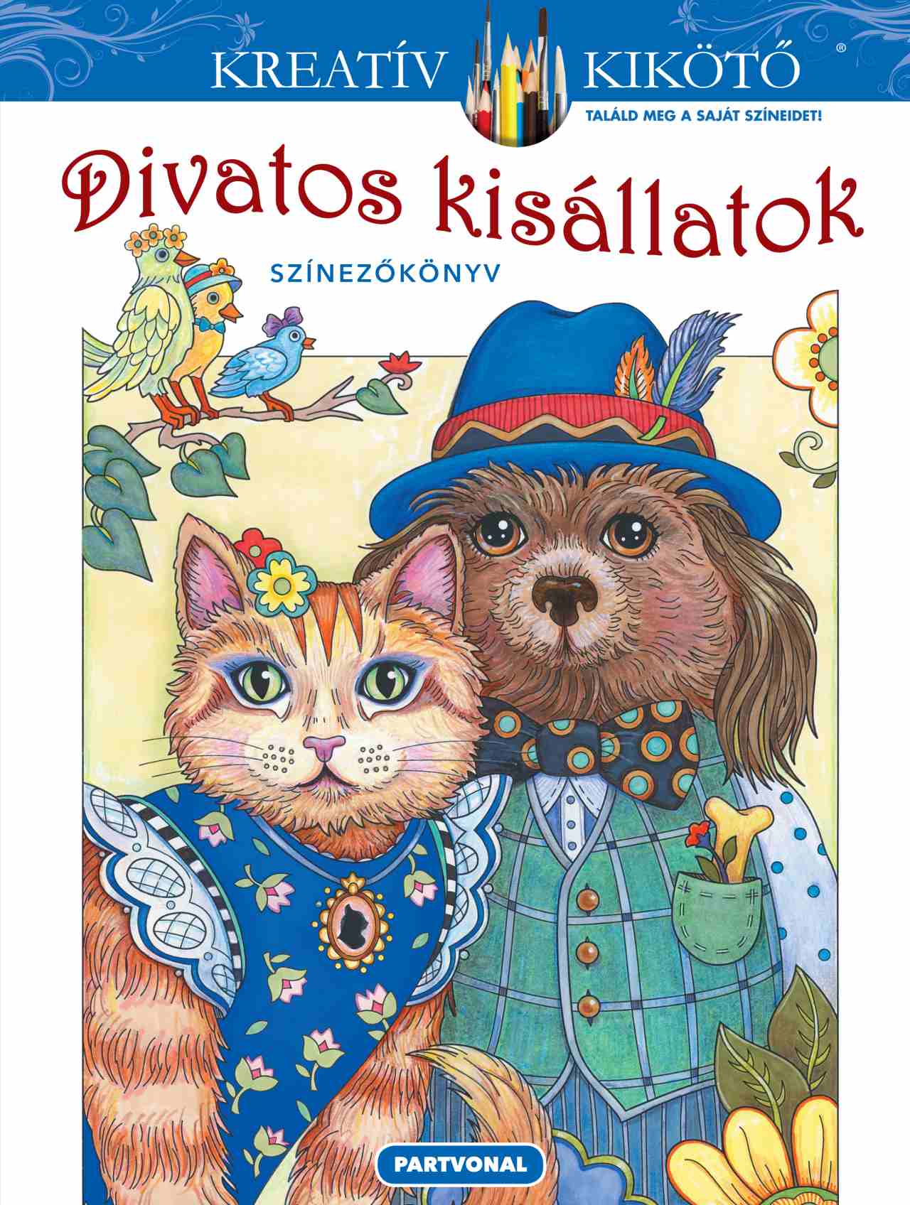 Marjorie Sarnat - Divatos kisállatok - Színezőkönyv