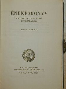 Énekeskönyv [antikvár]