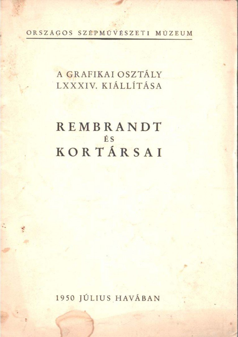 Rembrandt és kortársai [antikvár]