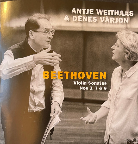 BEETHOVEN - VIOLIN SONATAS CD WEITHAAS & VÁRJON
