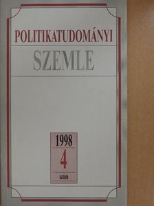 Ágh Attila - Politikatudományi Szemle 1998/4. [antikvár]