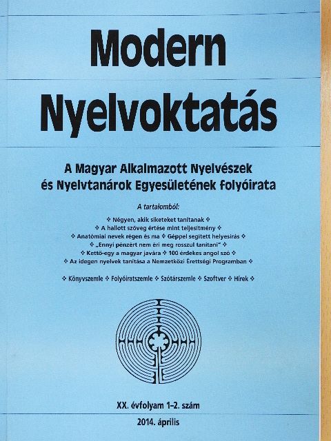 Kovács Réka - Modern Nyelvoktatás 2014. április [antikvár]