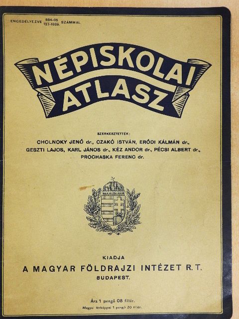Népiskolai atlasz [antikvár]