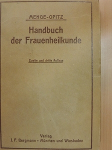 Prof. Dr. Amann - Handbuch der Frauenheilkunde für Ärzte und Studierende [antikvár]
