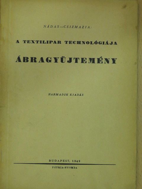 Csizmazia - A textilipar technológiája [antikvár]
