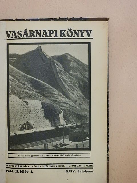 Vasárnapi Könyv 1934. (nem teljes évfolyam) [antikvár]