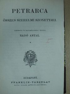 Heine - Petrarca összes szerelmi szonettjei/Ossian énekei/Heine dalaiból [antikvár]