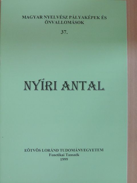 Nyíri Antal - Nyíri Antal [antikvár]