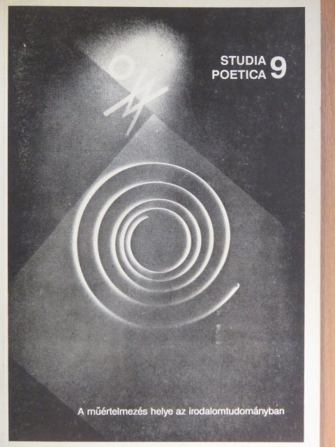 Amacziné Bíró Zsuzsa - Studia Poetica 9. [antikvár]