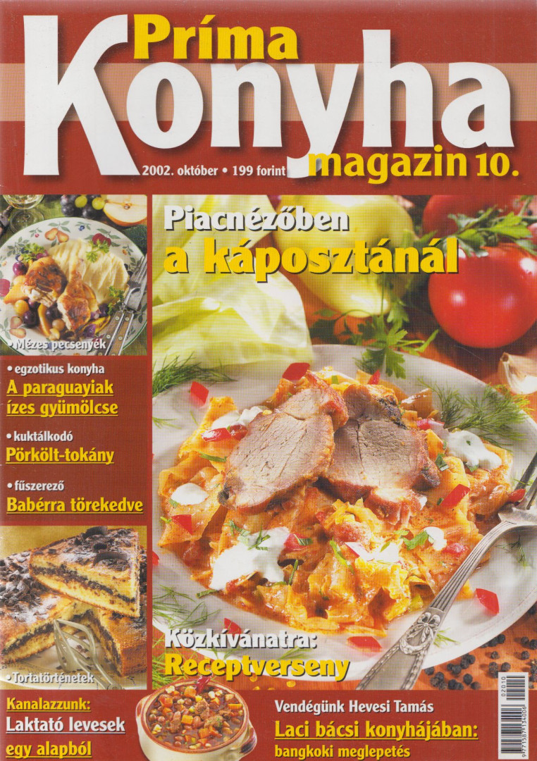 Hargitai György - Príma Konyha magazin 2002. október [antikvár]