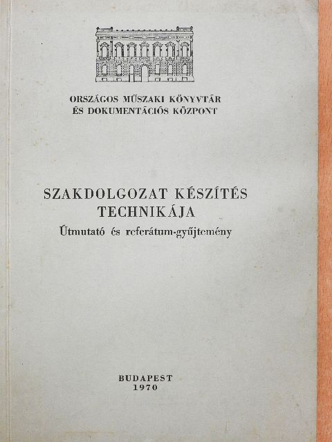 Szakdolgozat készítés technikája [antikvár]
