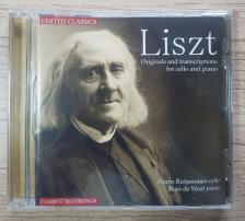 LISZT - ORIGINALS AND TRANSCRIPTIONS FOR CELLO +PIANO CD RUIJSENAARS