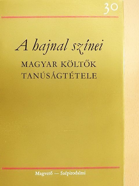 Áprily Lajos - A hajnal színei [antikvár]