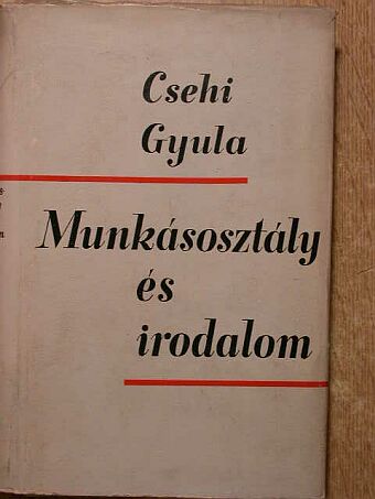 Csehi Gyula - Munkásosztály és irodalom [antikvár]