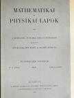 Louis Couturat - Mathematikai és Physikai Lapok 1908. április-május [antikvár]