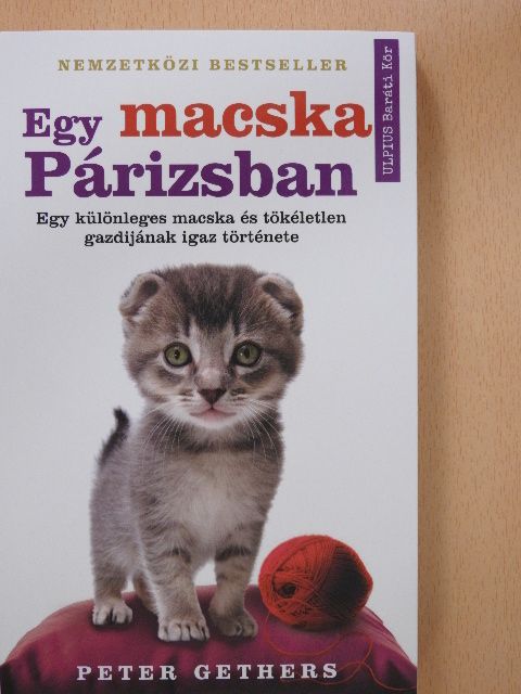 Peter Gethers - Egy macska Párizsban [antikvár]