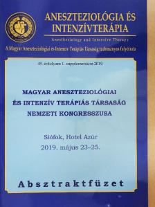 Gál Judit - Aneszteziológia és intenzív terápia 2019/1.  supplementum [antikvár]
