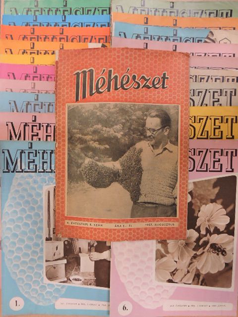 Halmágyi Levente - Méhészet 1957., 1966-1969., 1973., 1976. (vegyes számok) (19 db) [antikvár]