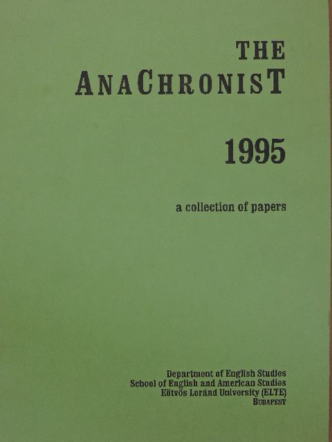 András Kiséry - The AnaChronist 1995 [antikvár]