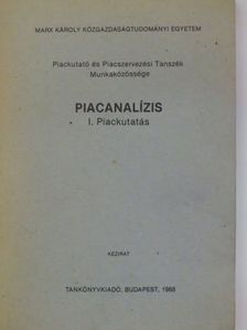 Dr. Felber Mária - Piacanalízis I. [antikvár]