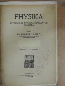 Dr. Rhorer László - Physika [antikvár]