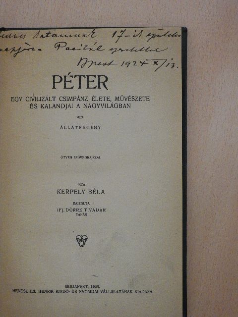 Kerpely Béla - Péter [antikvár]