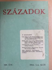 Balás Gábor - Századok 1986/5-6. [antikvár]