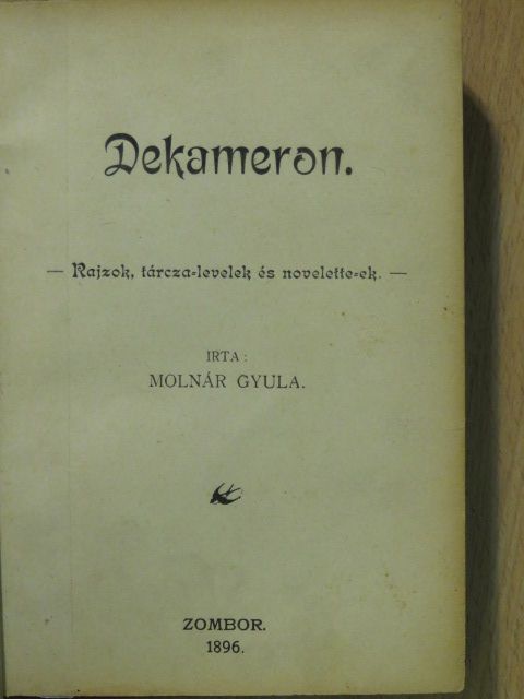 Molnár Gyula - Dekameron [antikvár]