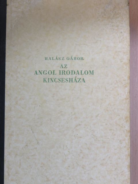 Ábrányi Emil - Az angol irodalom kincsesháza [antikvár]