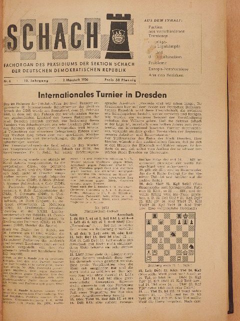 Herbert Grasemann - Schach 1956-1959. (vegyes számok)(38 db) [antikvár]