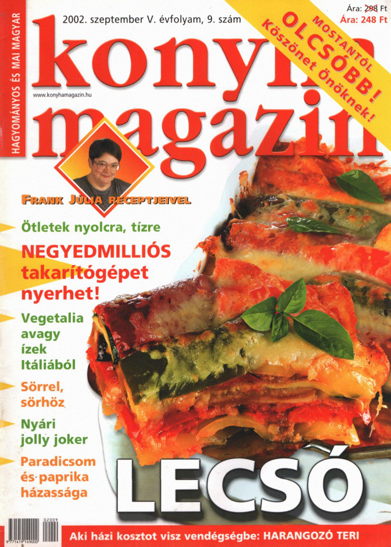 PÁKOZDI JUDIT - Konyha magazin 2002. szeptember [antikvár]