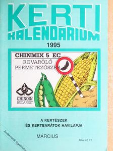 Dr. Szent-Miklóssy Ferenc - Kerti Kalendárium 1995. március [antikvár]