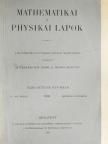 ifj. Szily Kálmán - Mathematikai és Physikai Lapok 1908. október-november [antikvár]