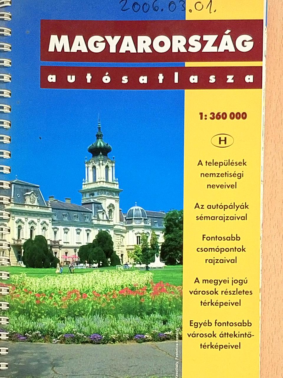 Magyarország autósatlasza [antikvár]