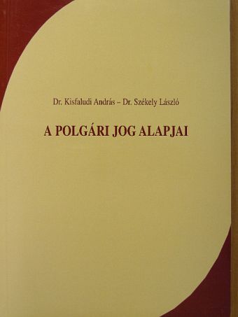 Dr. Kisfaludi András - A polgári jog alapjai [antikvár]