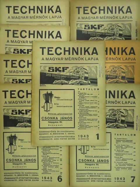 Dr. Bruckner Zoltán - Technika 1943. (nem teljes évfolyam) [antikvár]