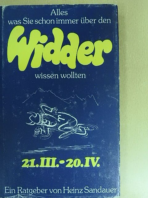 Nathalie Sandauer - Widder [antikvár]