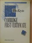 Anne Scott - The Key to Cambridge First Certificate [antikvár]