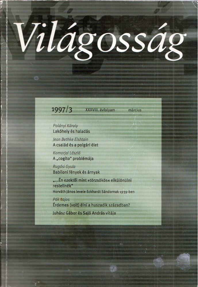 Világosság 1997/3 [antikvár]