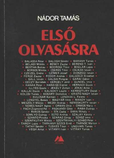 Nádor Tamás - Első olvasásra [antikvár]