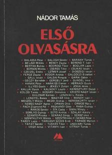 Nádor Tamás - Első olvasásra [antikvár]