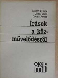 Csepeli György - Írások a közművelődésről [antikvár]