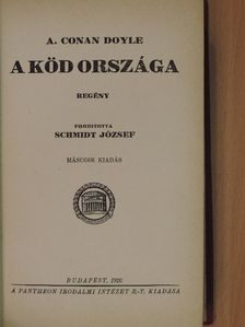 A. Conan Doyle - A köd országa [antikvár]