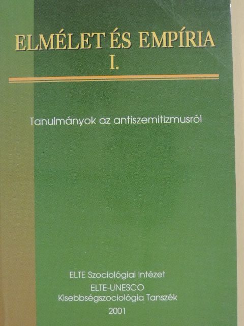Balassa Szilvia - Tanulmányok az antiszemitizmusról [antikvár]