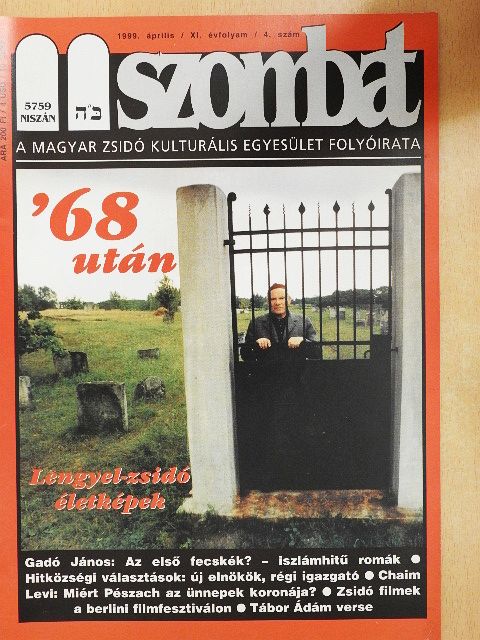 Chaim Levi - Szombat 1999. április [antikvár]
