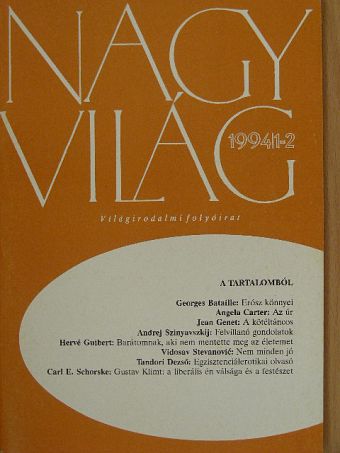 Angela Carter - Nagyvilág 1994. január-február [antikvár]