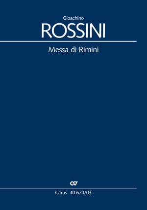 ROSSINI - MESSA DI RIMINI 1809 KLAVIERAUSZUG (G.J.JOERG)