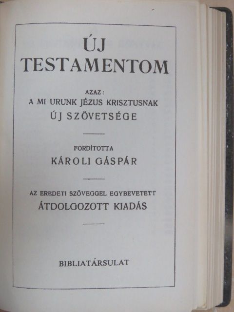 Új Testamentom/A zsoltárok könyve [antikvár]