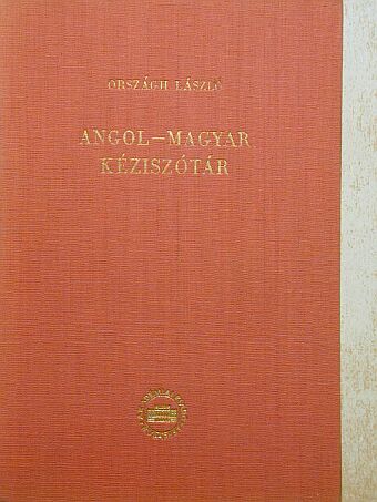 Országh László - Angol-magyar kéziszótár [antikvár]